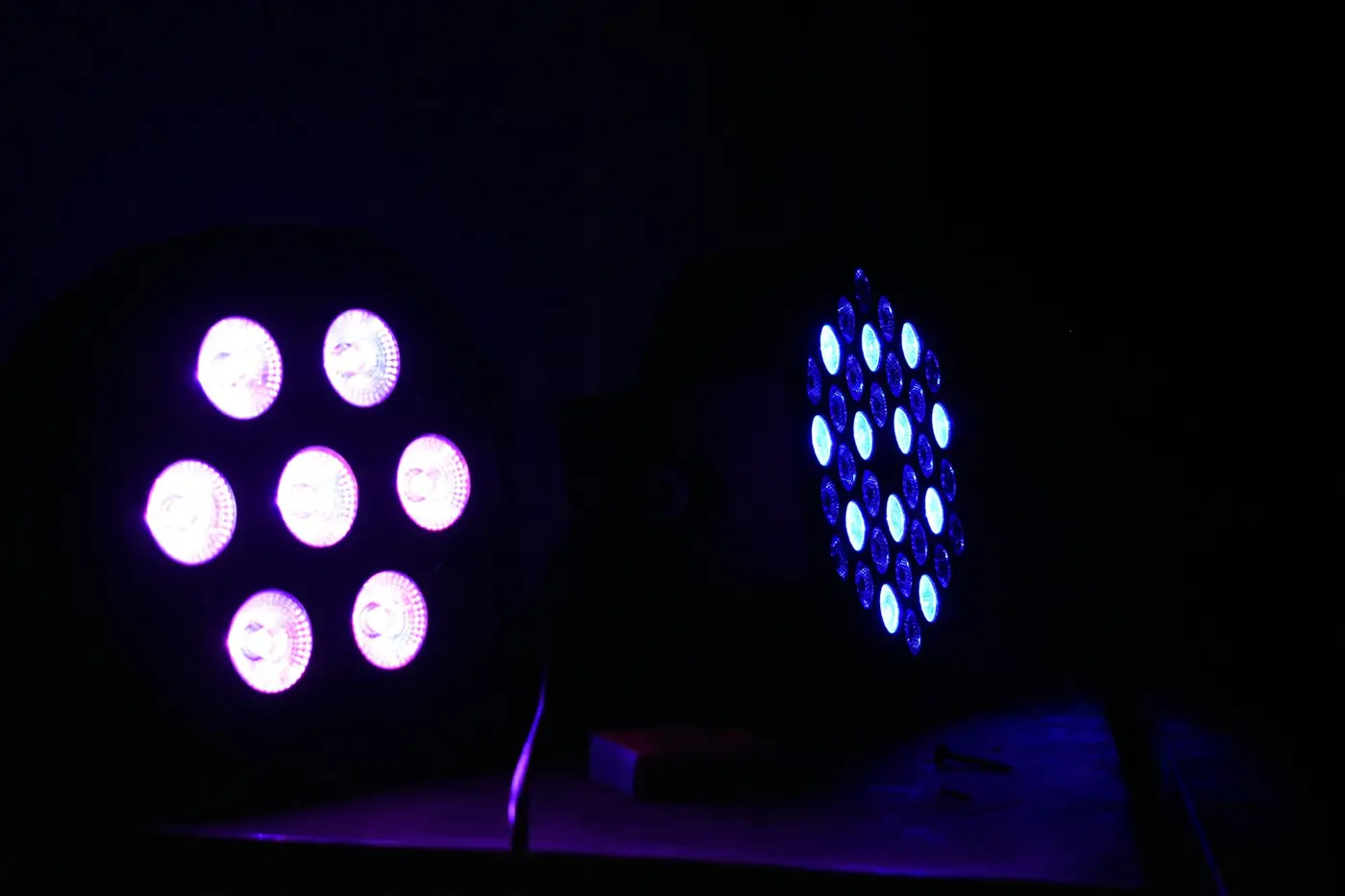 Pair of LED pars