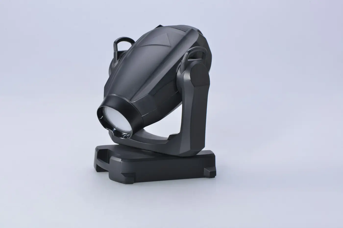 Moving-head fixture from behind