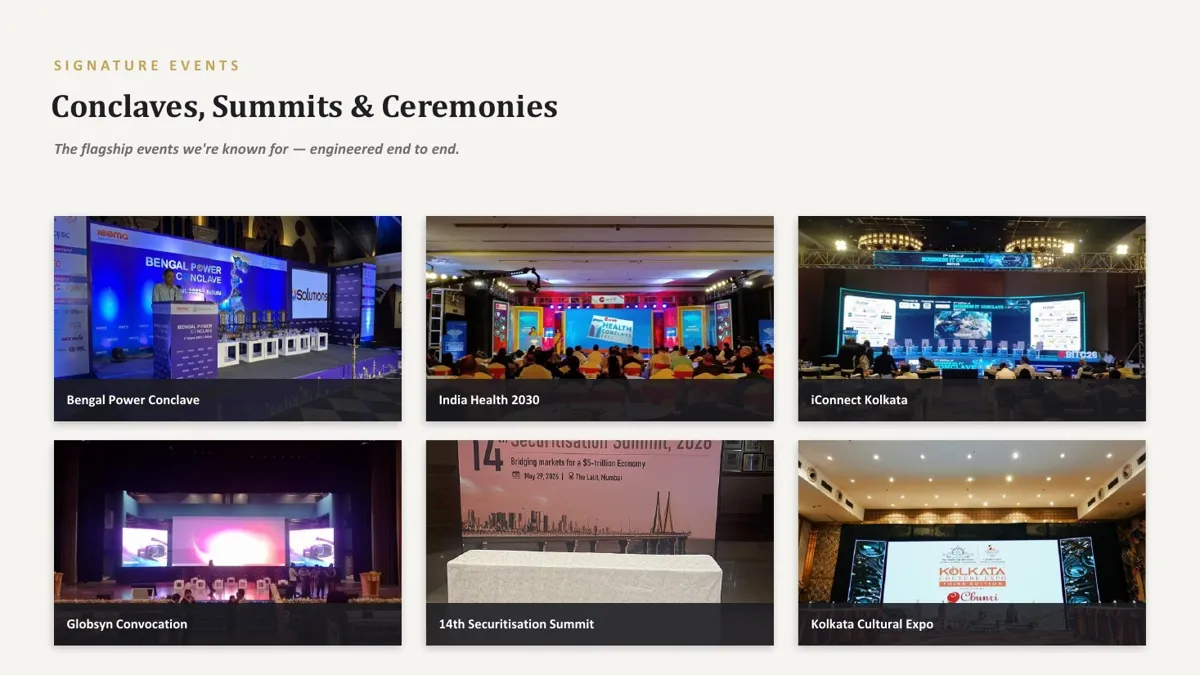 Company profile: signature events