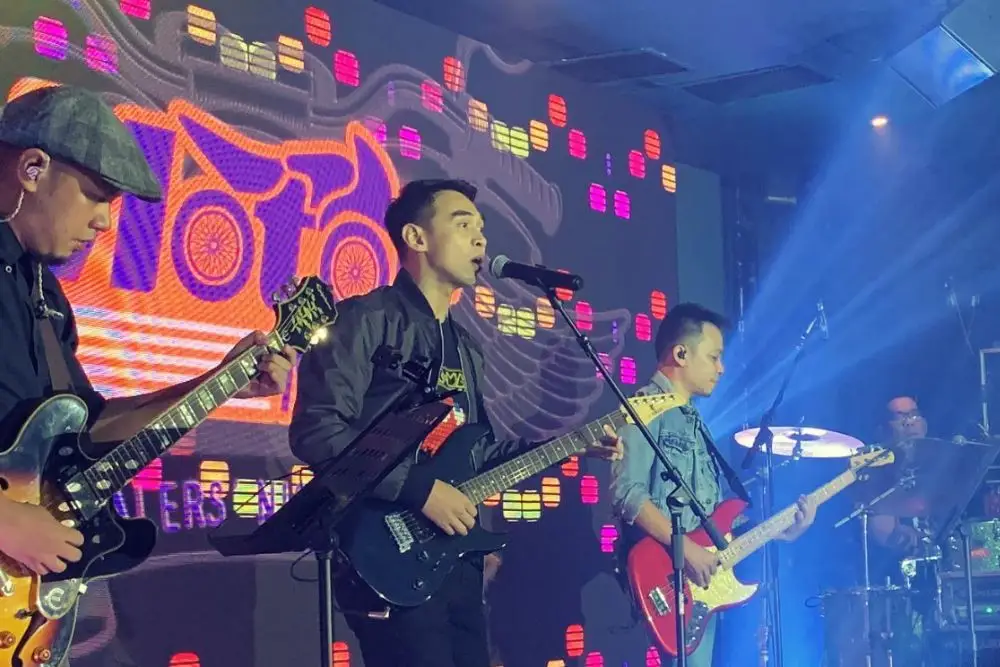 Monitors on stage
