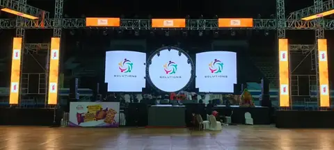 Solutions Events Concerts & Live Shows: orange truss led