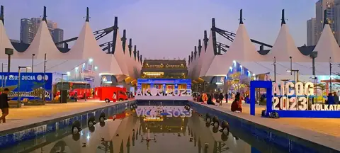 Solutions Events event production: aicog poolside evening
