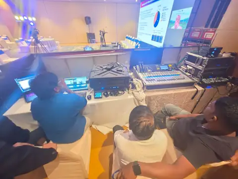 Solutions Events event production: drreddys control room