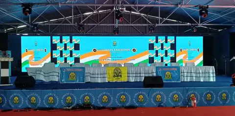 Solutions Events event production: led mainstage color