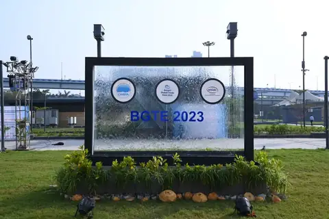 Solutions Events Fabrication: bgte water wall