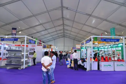 Solutions Events Trade Shows & Exhibitions: purple tent